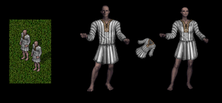 Striped Spring Tunic (Middle Torso)