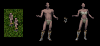 Gold-Trimmed Boots (Shoes)