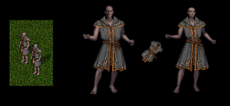 Gold-Trimmed Tunic (Middle Torso)