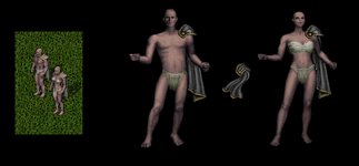 Epaulette Half Cloak (Outer Cloak)