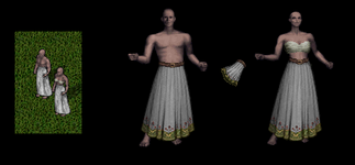 Verdant Skirt (Outer Legs)