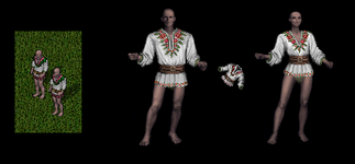 Floral Tunic (Middle Torso)